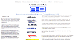Desktop Screenshot of ahbaier.com